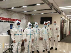 2021年8月15日圣豐廣場廣汽商貿(mào)空調(diào)清洗消毒